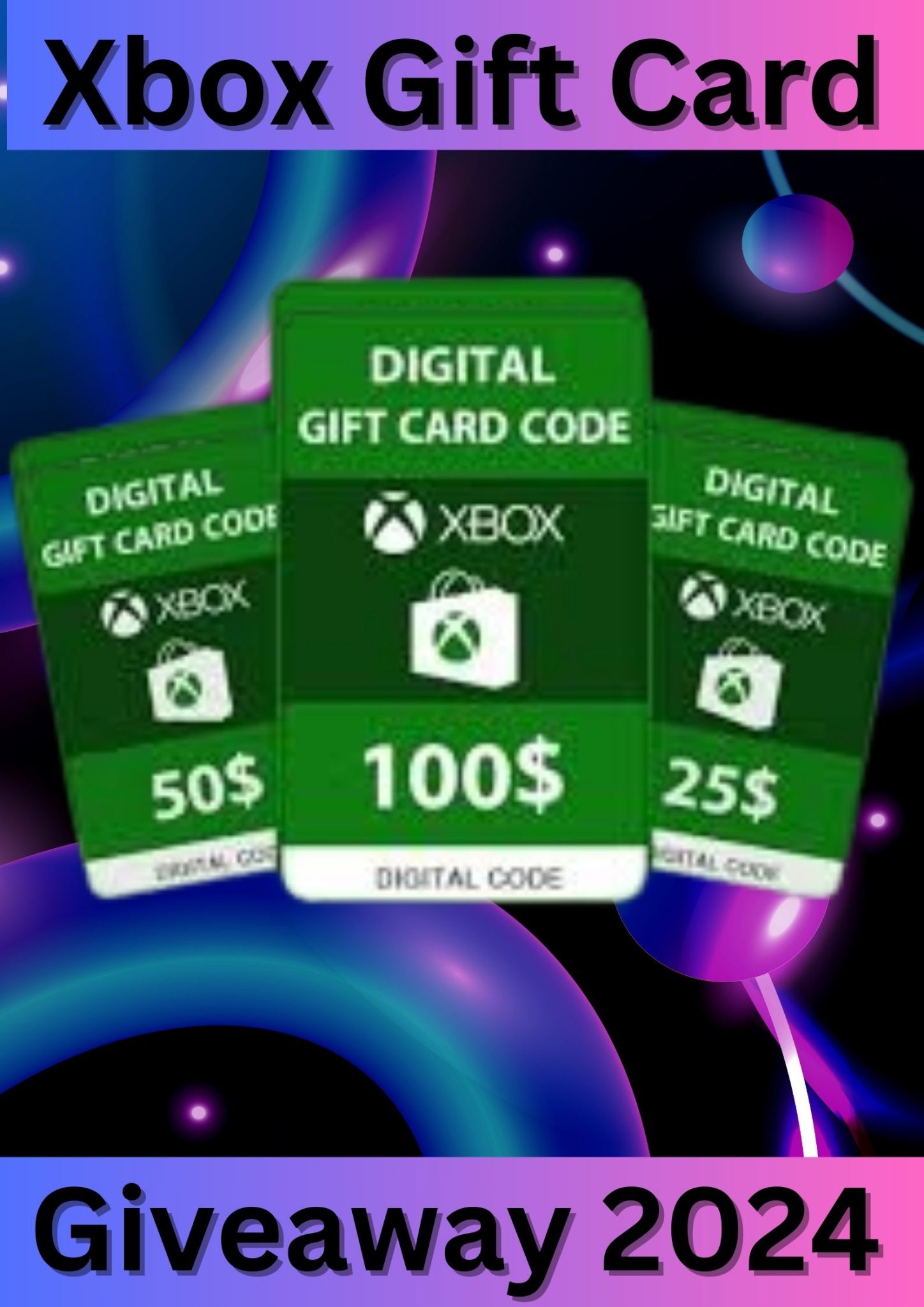 Xbox Gift Card Giveaway How to Get Free Xbox Gift Cards in 2024